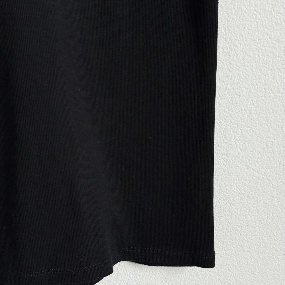 The Nines by Hatch Ribbed Knit Flutter Sleeve Dress Maternity Bodycon Scoopneck - Picture 5 of 7
